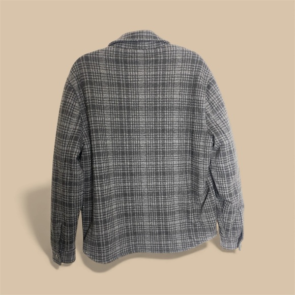 NWOT Vince Plaid Sherpa Shirt Jacket SIZE M - Picture 5 of 8